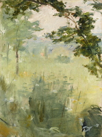 Artist Albert de Belleroche: Landscape study, circa 1890