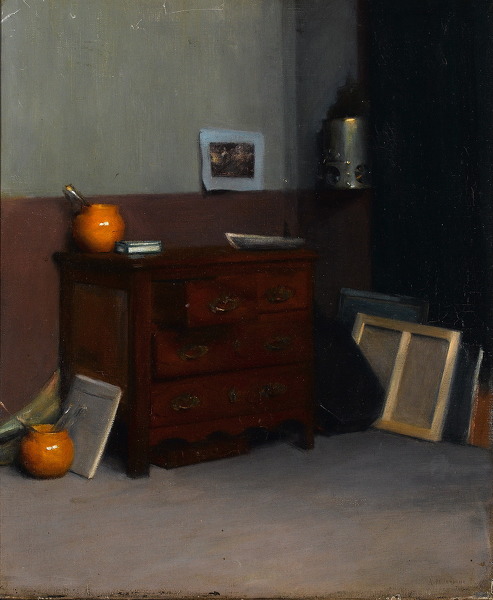 Artist Albert de Belleroche (1864-1944): Les deux petits pots (Les pots jaunes) - circa 1889