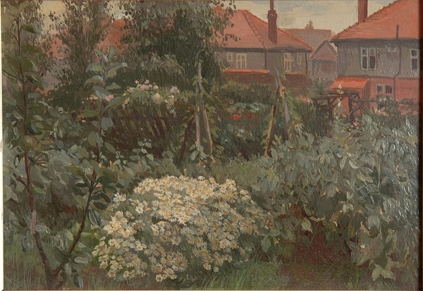 Percy-Horton: Suburban-Garden---1921