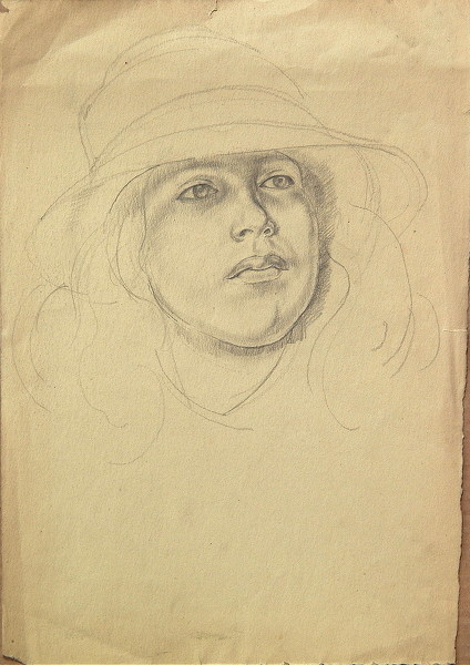 Artist Percy Horton: The Artist’s Daughter, Kay, c.1940