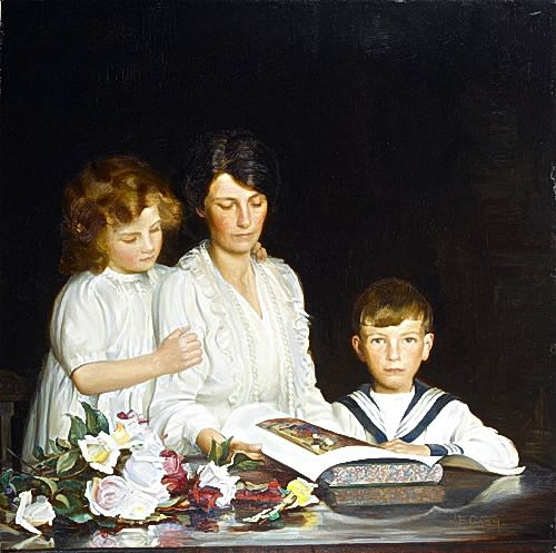 Artist Walter Bonner Gash (1869 - 1928): A family portrait