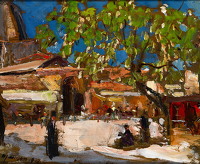 Artist Alexander Jamieson: Market Square, 1927