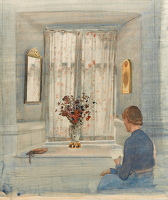 Artist Henry Payne: The Letter Reader, 1935