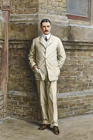 Artist Frank Moss Bennet: Portrait, 1924